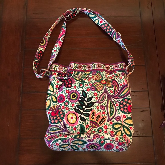Vera Bradley Tote Bucket Bag - Picture 2 of 7